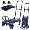 2-in-1 Hand Truck Dolly Foldable,330LB Capacity Hand Dolly,Folding Hand Cart