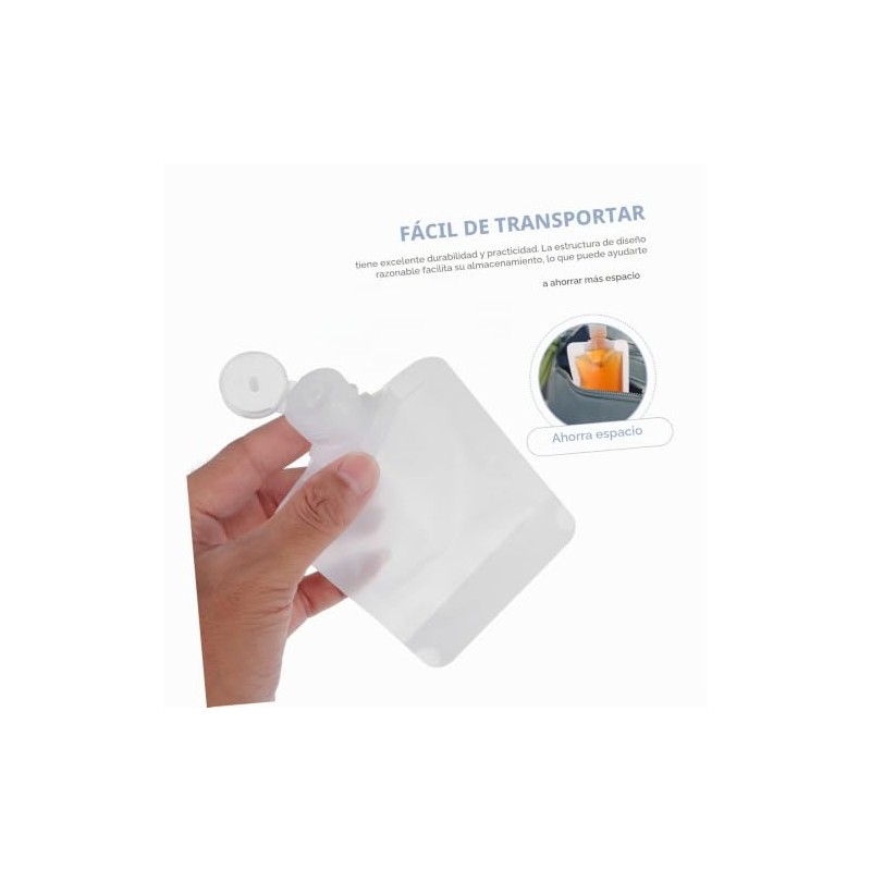 15pcs Bolsas De Cosméticos De Viaje Rellenable