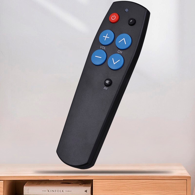 Universal Big Button Easy Simple TV Remote Control for Elderly