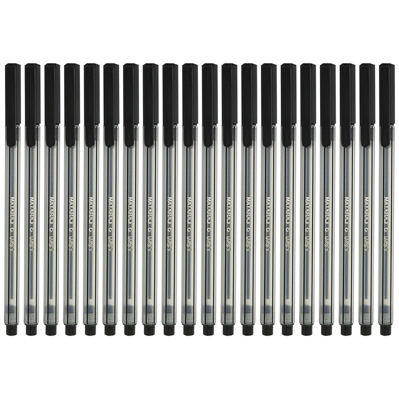 Nataraj Ballpoint Pens, Pack, 0.7mm Fine Point, Smooth Ball Pens,