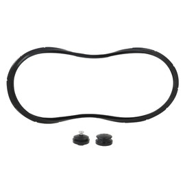 JRSHOME 09905 Pressure Canner Sealing Ring for Presto,Replacement Gasket for Presto 01710, 01740,01750,01770,01780 12-22qt Pressure Cooker or Canner,Includes Automatic Air Vent & Overpressure Plug