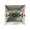 ZFRXIGN Southwestern Tissue Box Cover PU Leather Square Tissue Box