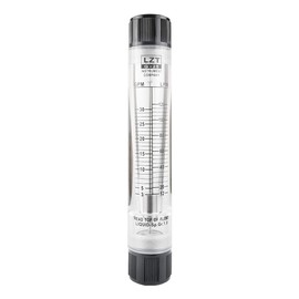 Nxtop Inline Clear Acrylic Water Flowmeter 1PT Dia Threads LZT G-25 (3-30 GPM 12-120 LPM)