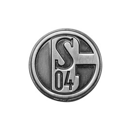 Pin FC Schalke 04 Signet - 2 cm + Free Digni Sticker, Plastic