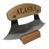 The Ulu Factory Alaska Birch Ulu Knife 6" Stainless Steel