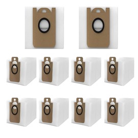 10 Pack Dust Bag Replacement for iHome AutoVac Nova Self Empty Robot Vacuum for iHome Nova Pro/Nova S1 Pro, Parts # iHRVS1PRO-3BLK iHRV6 iHRV7 iHRV11 iHRV13 iHRV14 iHRV16