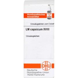 Capsicum LM XVIII DHU Globules, 5 g Globules