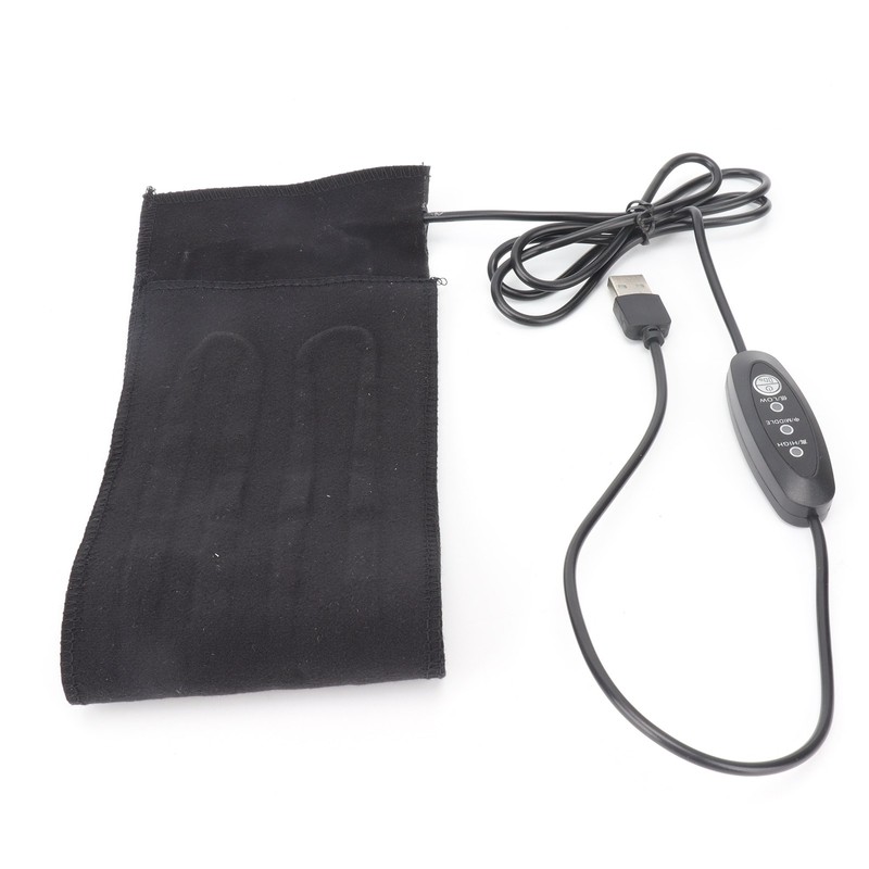USB Heating Pad Foldable Carbon Fiber 3 Gear Temperature Adjustment