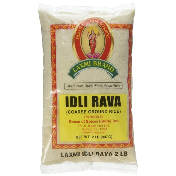 Laxmi Freshly Milled Idli Rava Flour (Gluten-Free Flour), 2lbs