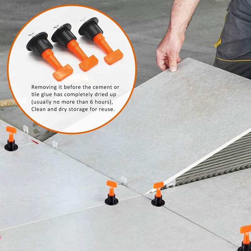 Storystore Tile Leveling System 100pcs Tile Levelers Spacers with 2mm