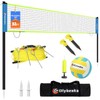 Portable Outdoor Volleyball Net Set for Backyard Beach with Adjustable