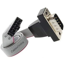 CablesOnline, DB9 Male to 10-Pin (2x5) IDC Female Motherboard Header RS232 Serial Adapter Cable, AD-I01