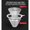 AGOGO Pour Over Coffee Maker Glass - Barista Kit with