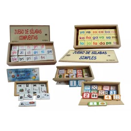 D. Imprehispanica  Set 5 Alfabeto Vocales Números, Silabas Simples Compuestas