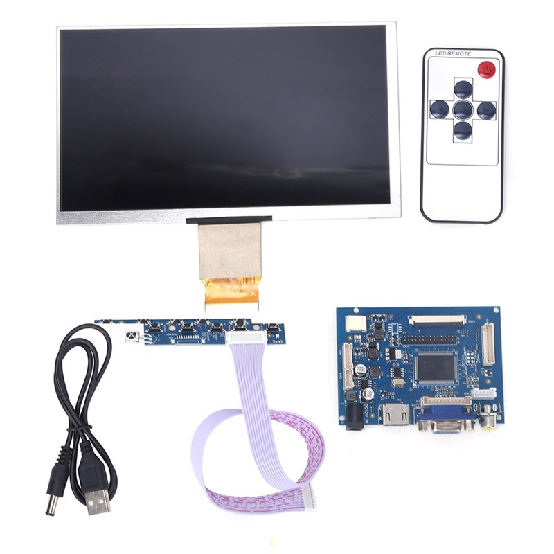 7 Inch LCD TFT Display 1024*600 HDMI VGA Monitor Screen