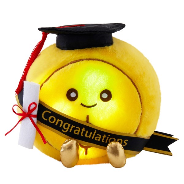 WEWILL Light Up Graduation Gold Coin Stuffed Animal – 10