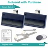 Garage Sync 2 Garage Door Opener Remote 3btn Blue for