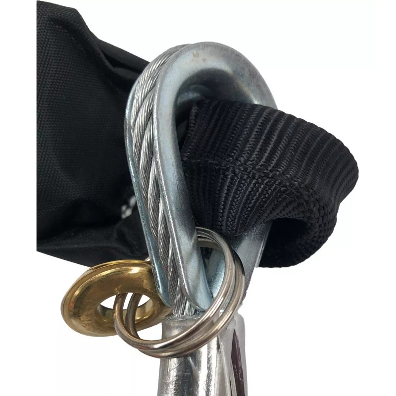 Warthog Safety Linea De Vida Acero Doble Gancho Grande 183