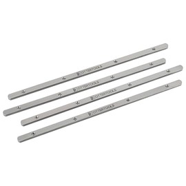 Ottertools - FSV Guide Rail Connectors Set of 4 - Stainless Steel, Self-Centering Thanks to Tapered Edges - Compatible with Makita & Festool - For Precise, Offset Free Cuts
