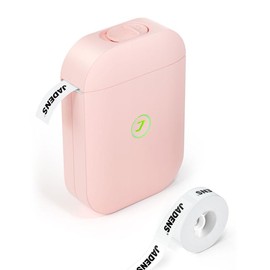 JADENS JD-11 Label Maker Machine, Wireless Bluetooth Mobile Thermal Label Printer with 3 Roll Tapes, Ink-Free with Multiple Layouts for Home, Office:_JD11 Green with 1 Roll Tape