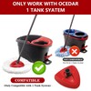 Easywring 1-Tank System,Mop Replacement Heads for O-Ceda Mop Replace Head,