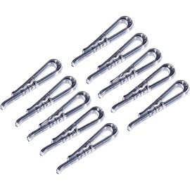 100pcs U Shape Clear Durable Plastic Alligator Clips Shirts Folding Ties Socks Pants Hold Garments in Place