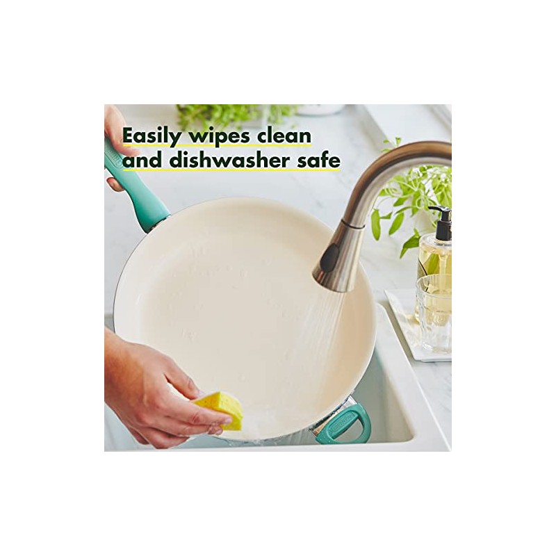 GreenPan Rio Healthy Ceramic Nonstick 13.5" Frying Pan Skillet with