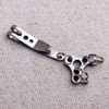 Ocobudbxw Titanium Steel Keychain Pocket Clip Multi-Purpose Pocket Suspension Clip