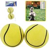 SRV Hub 2 x Dog Tennis Balls Rubber Dog Balls