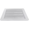 Vent Systems 10" x 10" (Outer Size) Inch White Plastic