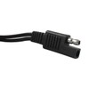 Edinstry 14AWG SAE to Alligator Clip Battery Charger Extension Cable