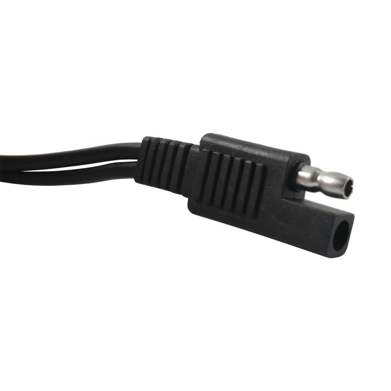 Edinstry 14AWG SAE to Alligator Clip Battery Charger Extension Cable