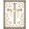 Janlynn 10235 His Cross Counted Cross Stitch Kit-8"X10" 14 Count,White
