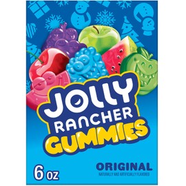 JOLLY RANCHER Gummies Original Fruit Flavored, Christmas Candy Gift Box, 6 oz