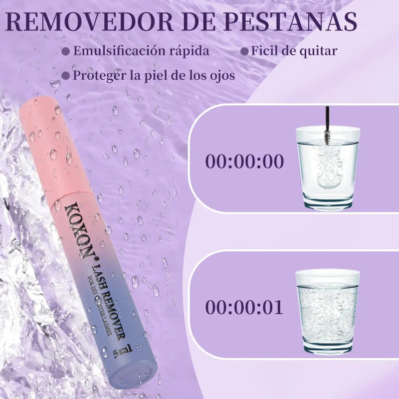 140pzs Kit De Extensiones Pestañas Raíces Curvaturad 8-18mm