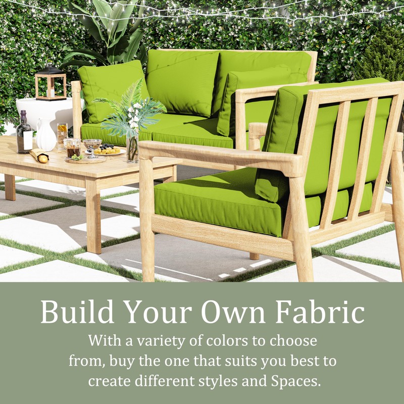 Pakunoda 8 pcs Outdoor Cushion Slipcovers Outdoor Patio Cushions Covers
