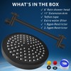 Nuodan High Pressure Rain Shower Head with 11'' Extension Arm