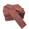 Jusmioke 40 Pcs Red Thin Brick Veneers, 2.4" x 7.9"