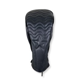 anddat Golf Headcover, PU Leather, Waterproof, Star, Black, Black, For Drivers, DR Fairway Woods, FW (DR) Golf Headcover Set, Popular Brand, Character, Set Cover, Embroidery Series, Synthetic Leather, Cover, Music Notes, Nylon, Fw, Driver, Plush, Driver,