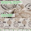Fabric Tablecloth Washable Table Linen Tablecloth Cotton Polyester Coffee 100