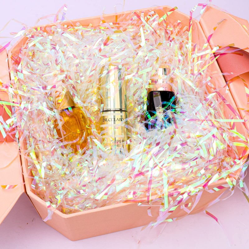 150 Grams / 5.3 Oz Sparkly Iridescent Film PP Hamper