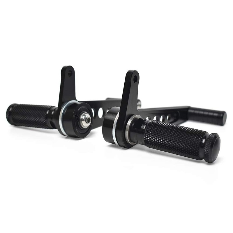 DKMOTORK 0051 Motorcycle Rearsets Forward Controls Cafe Racer CNC Aluminum