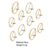 10PCS Gold/Silver Stacking Rings Sets for Women, Dainty Stackable Minimalist