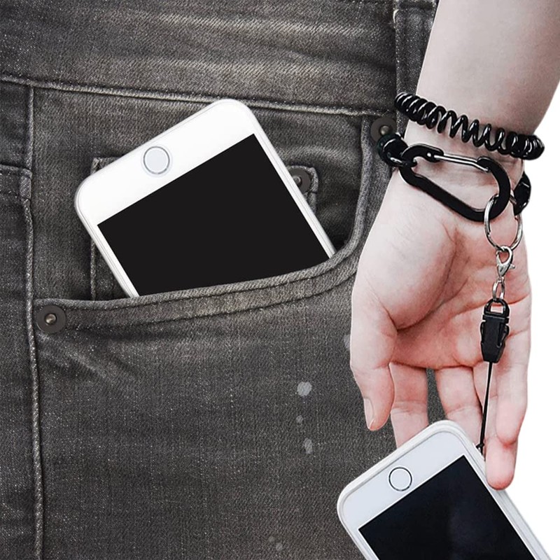 [DFsucces] Curl Cord Strap, Coil Strap, Bungee Strap, Keychain, Smartphone