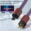 YuanYong Audiophiles HiFi Power Cable Audio Power Cable 12AWG 7N