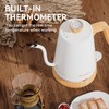 Nueve&Five Gooseneck Electric Kettle with Thermometer,Electric Tea Kettle 1L with