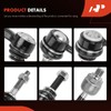 A-Premium Set of 8, Front Inner Outer Tie Rod End,