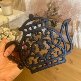 HARGIO Trivet, Stylish, Trivet, Retro, Antique, Tea Pot, Scandinavian Kitchen Goods, Iron, Iron, Heat Resistant, Scandinavian Interior