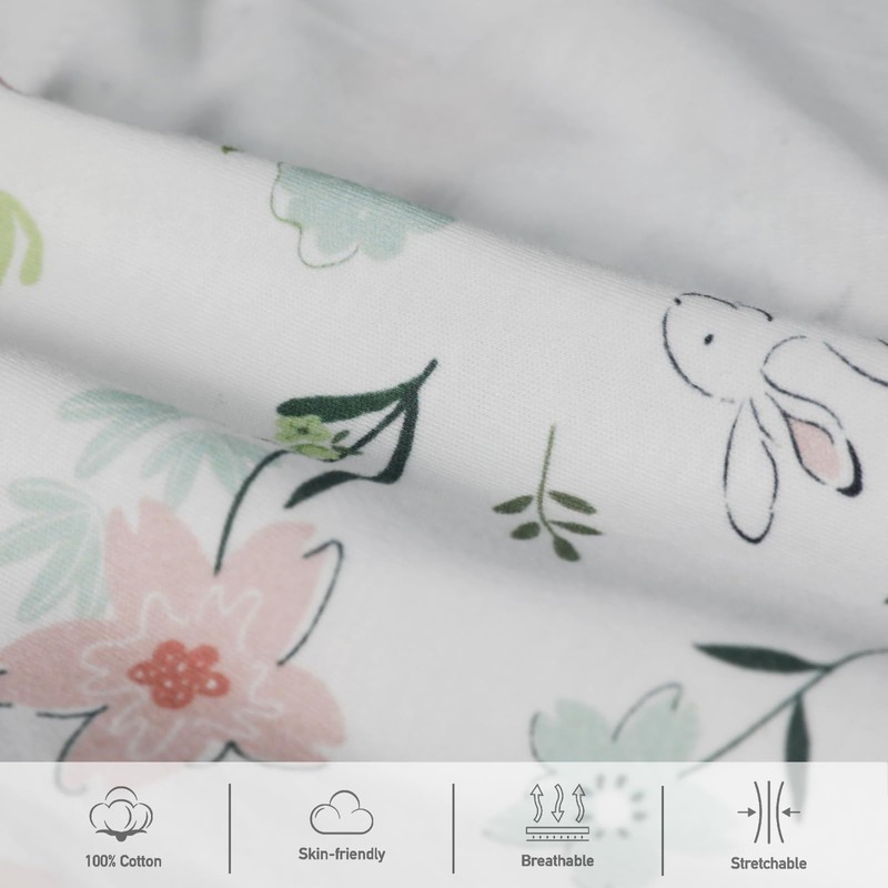 Baby Swaddle Sleep Sacks 3-Pack, Newborn Organic Cotton Swaddle Wraps