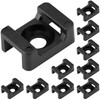 QWORK® Pack of 200 Screwable Cable Tie Base for 9mm